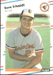 1988 Fleer Baseball Cards      571     Dave Schmidt